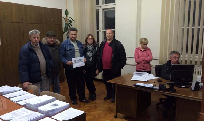 Képviselői lista átadása 2016. március 10.